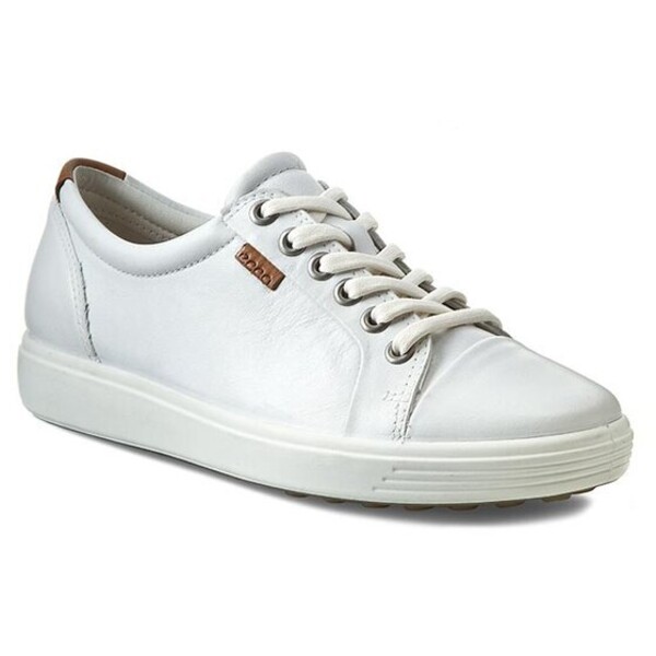 ECCO Sneakersy Soft 7 Ladies 43000301007 Biały