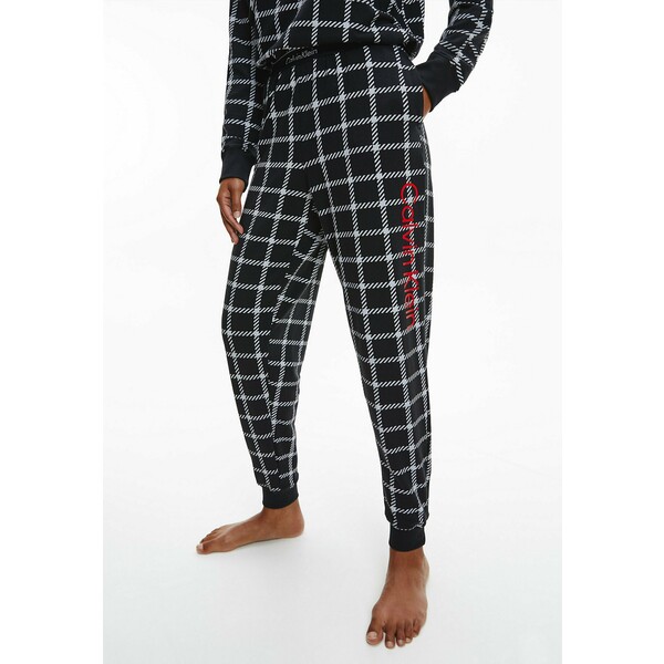 Calvin Klein Underwear Spodnie od piżamy men's window pane black C1181O02U-Q11