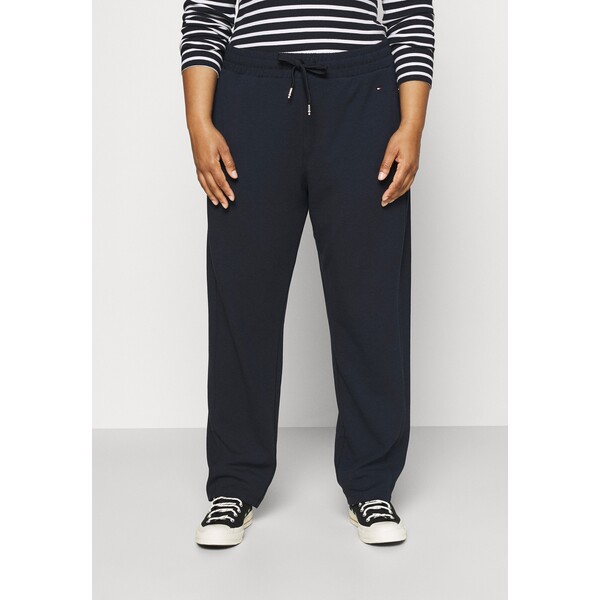 Tommy Hilfiger Curve RELAXED PULL ON PANT Spodnie treningowe desert sky TOY21A005-K11