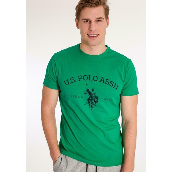 U.S. Polo Assn. ARCHIBALD T-shirt z nadrukiem golf green US222O01B-M11