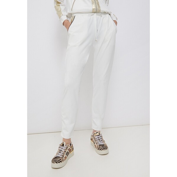 Liu Jo Jeans INSERT Spodnie materiałowe white L2521N08F-A11