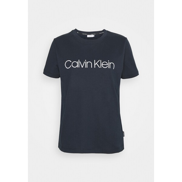 Calvin Klein CORE LOGO T-shirt z nadrukiem navy 6CA21D01U-K11