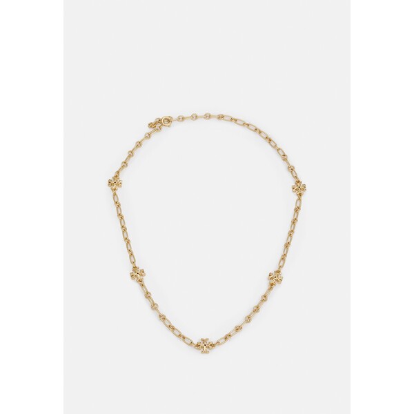 Tory Burch ROXANNE CHAIN DELICATE NECKLACE Naszyjnik rolled gold-coloured T0751L06E-F11