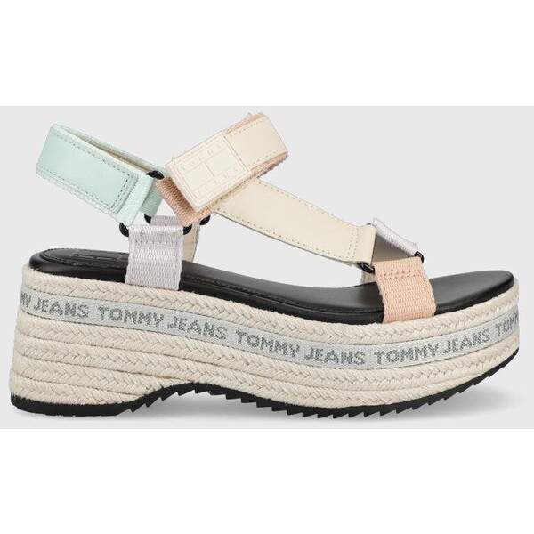 Tommy Jeans sandały EN0EN01810.L4T.WEDGE.S