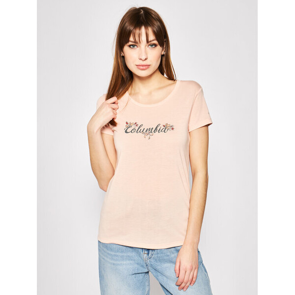Columbia T-Shirt Shady Grove 1885993 Różowy Regular Fit