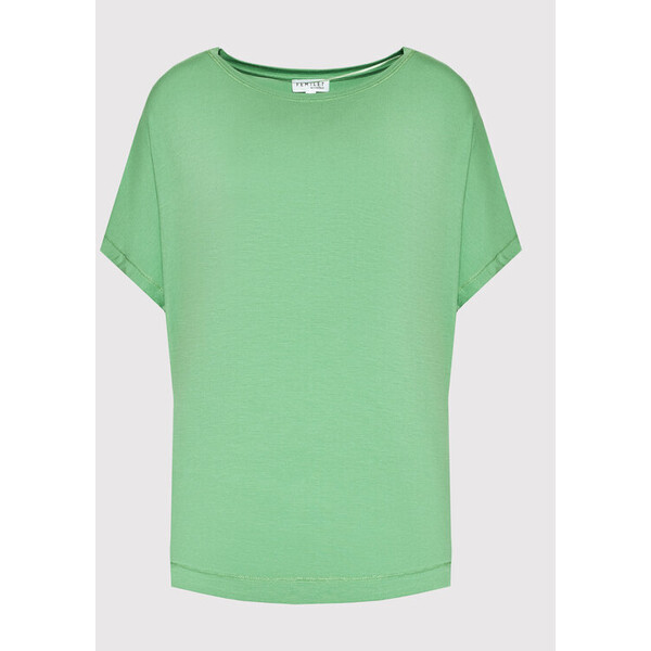 Femilet by Chantelle Koszulka piżamowa Kate FN8350 Zielony Regular Fit