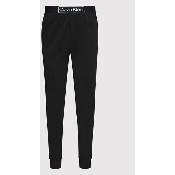 Calvin Klein Underwear Spodnie piżamowe 000QS6833E Czarny Regular Fit