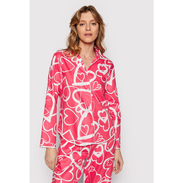 Cyberjammies Koszulka piżamowa Mallory 9023 Różowy Regular Fit
