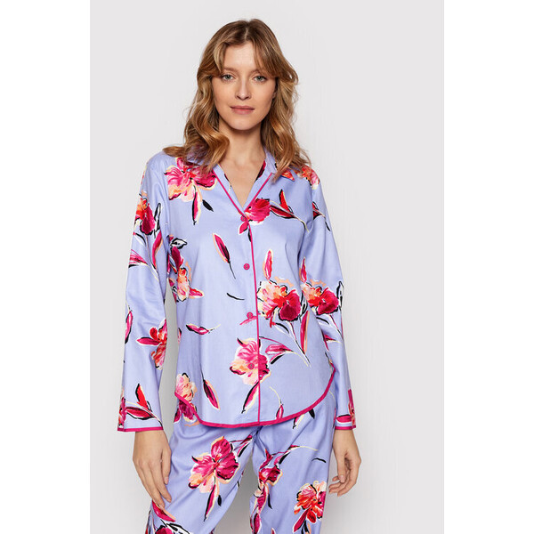 Cyberjammies Koszulka piżamowa Carrie 9050 Fioletowy Regular Fit