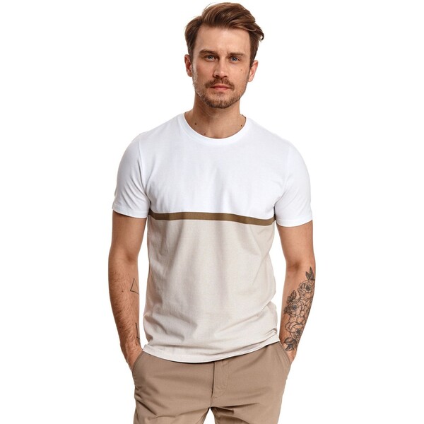 Top Secret t-shirt w stylu marynistycznym SPO5470