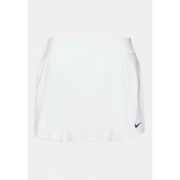 Nike Performance COURT VICTORY SKIRT FLOUNCY PLUS Spódnica sportowa white/black N1241M040-A11