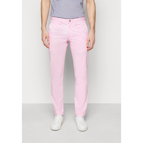 Polo Ralph Lauren WASHED STRETCH SLIM FIT CHINO PANT Chinosy carmel pink PO222E01Z-J12