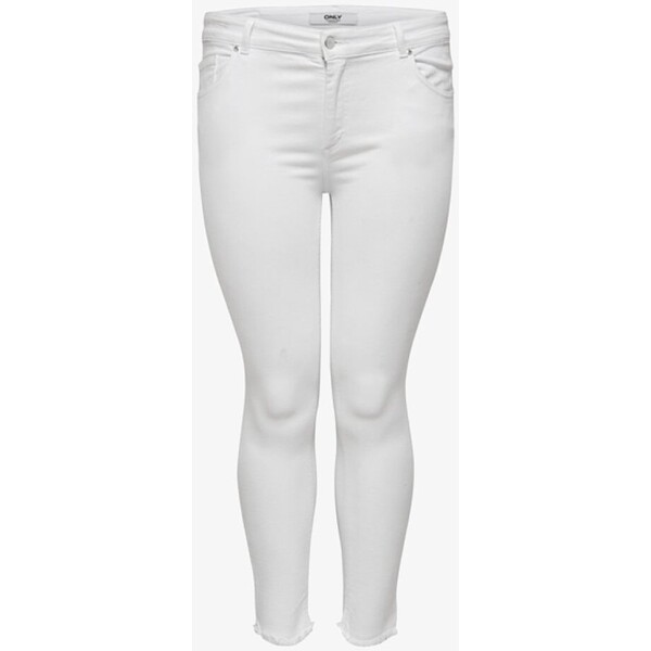 ONLY Carmakoma CARWILLY LIFE Jeansy Skinny Fit white ONA21N01K-A11