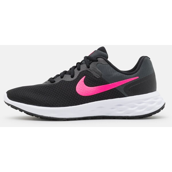 Nike Performance REVOLUTION 6 Obuwie do biegania treningowe black/hyper pink/iron grey N1241A12K-Q12