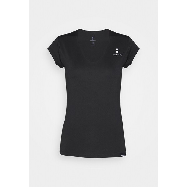 Nordicdots WOMENS TENNIS TEE T-shirt basic black N2F41D000-Q11