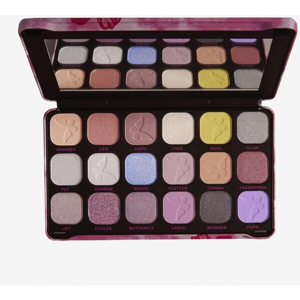 Makeup Revolution REVOLUTION BUTTERFLY FOREVER FLAWLESS SHADOW PALETTE Paleta cieni butterfly M6O34E00N-T11