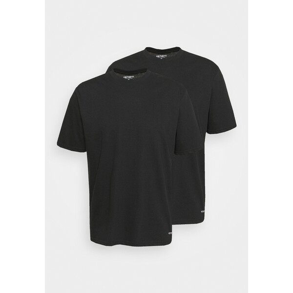 Carhartt WIP STANDARD CREW NECK 2 PACK T-shirt basic black/black C1422O0CN-Q11