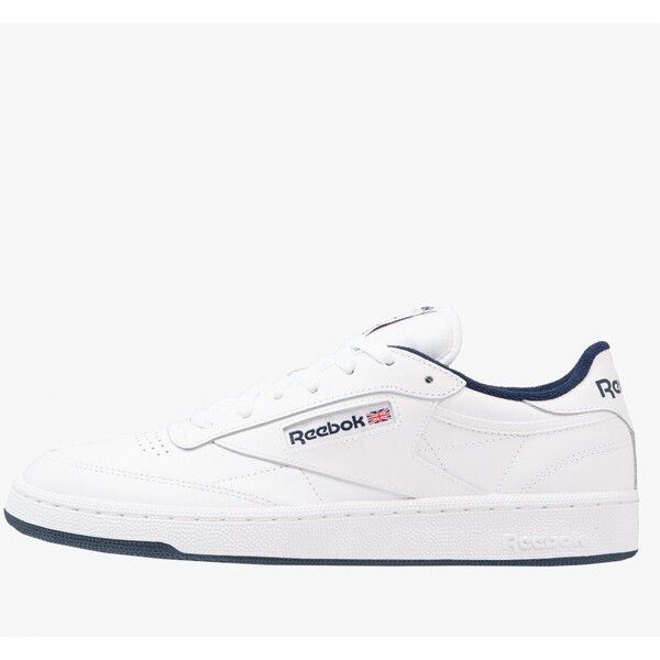 Reebok Classic CLUB C 85 LEATHER UPPER SHOES Sneakersy niskie white/navy RE015B00G-A14