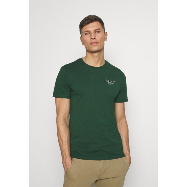 Pier One T-shirt z nadrukiem dark green PI922O0MA-M11