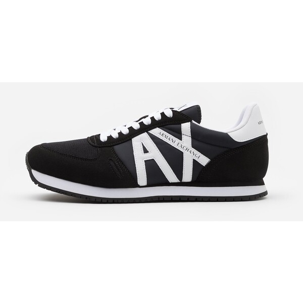Armani Exchange Sneakersy niskie black/white ARC12O012-Q11