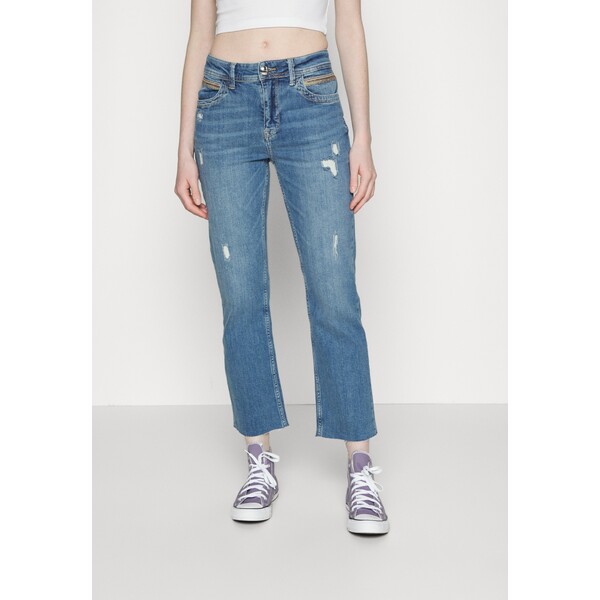 Mos Mosh EVERLY ARCHIVE Jeansy Straight Leg blue MX921N073-K11