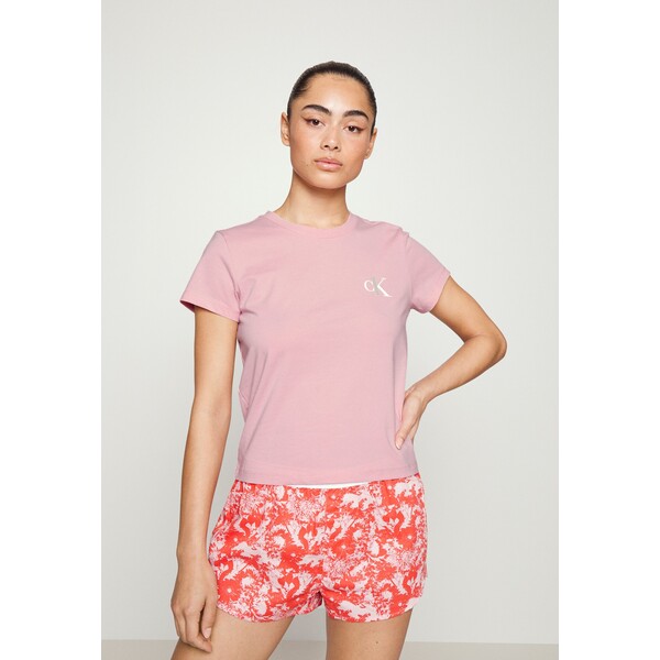 Calvin Klein Underwear CREW NECK Koszulka do spania pink shell C1181Q01A-J11