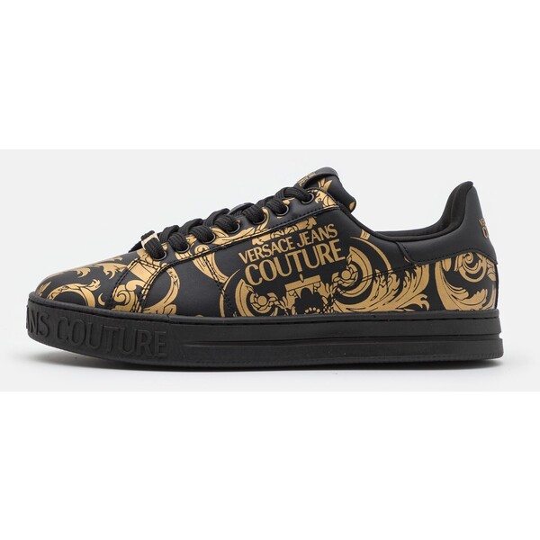 Versace Jeans Couture COURT Sneakersy niskie nero/oro VEI12O02G-Q11