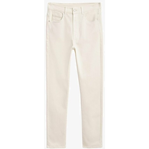 Massimo Dutti HIGH-WAIST SLIM-FIT TROUSERS Spodnie materiałowe beige M3I21A0IH-B11