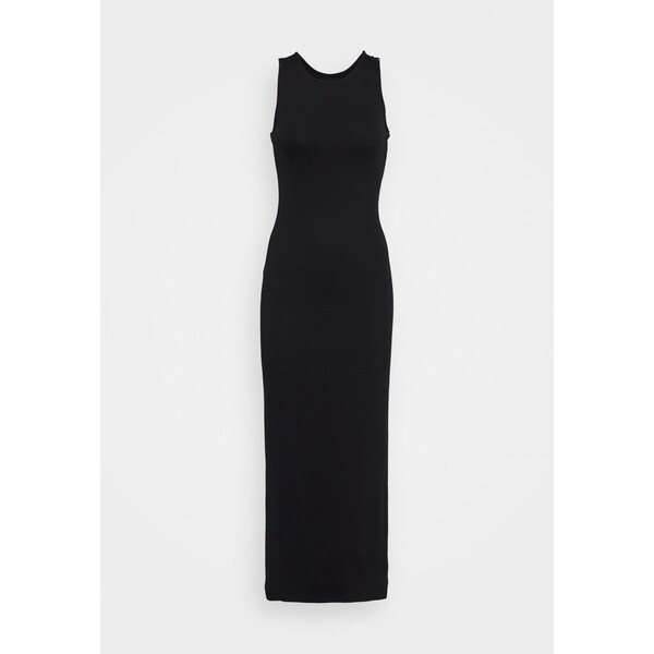 Armani Exchange VESTITO Sukienka z dżerseju black ARC21C037-Q11
