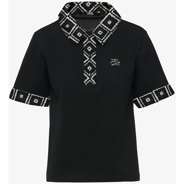 KARL LAGERFELD Koszulka polo black K4821D092-Q11
