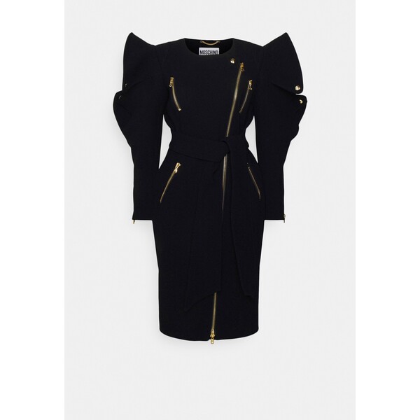 MOSCHINO FASHION SHOW TRENCH DRESS Sukienka koktajlowa black 6MO21C01G-Q11