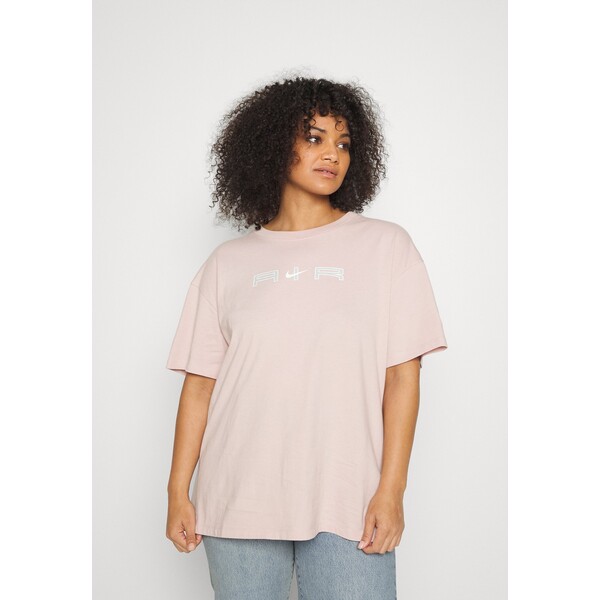 Nike Sportswear AIR PLUS T-shirt z nadrukiem pink oxford/white NI121D0N8-J12