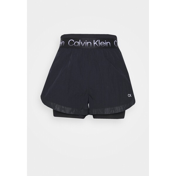 Calvin Klein Performance Krótkie spodenki sportowe black CKA41E03G-Q11