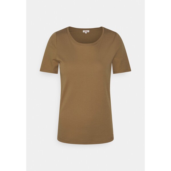 s.Oliver SLIM FIT T-shirt basic khaki SO221D284-N11
