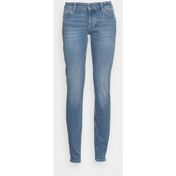 Marc O'Polo TROUSER MID WAIST REGULAR LENGTH Jeansy Skinny Fit play with blue wash MA321N0AE-K11