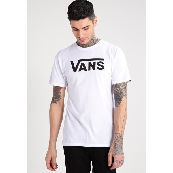 Vans MN VANS CLASSIC T-shirt z nadrukiem white/black VA222D00V-A11