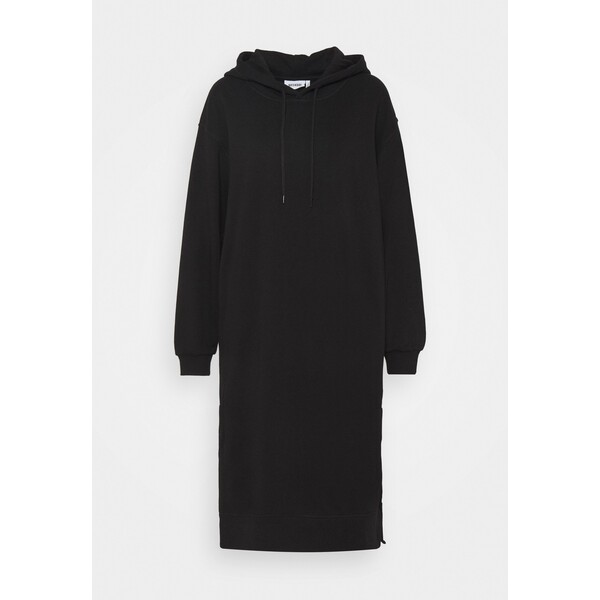 Weekday MARCIE HOOD DRESS Sukienka letnia black dark WEB21C05T-Q11