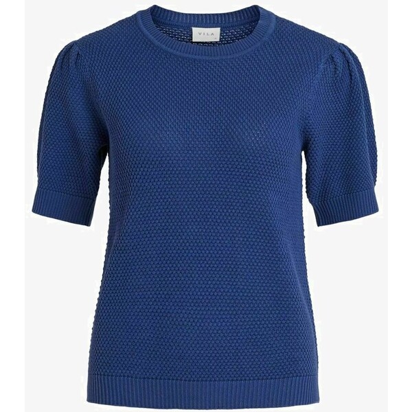 Vila T-shirt basic mazarine blue V1021D0VP-K12