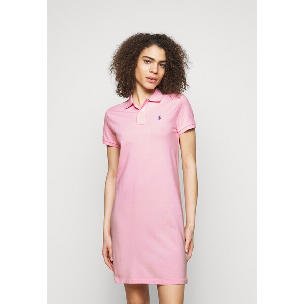Polo Ralph Lauren COTTON MESH POLO DRESS Sukienka letnia carmel pink PO221C06E-J11