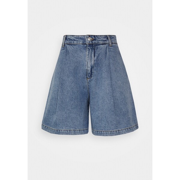 ONLY ONLLORELEI WIDE LONG SHORTS Szorty jeansowe medium blue denim ON321S0HM-K11