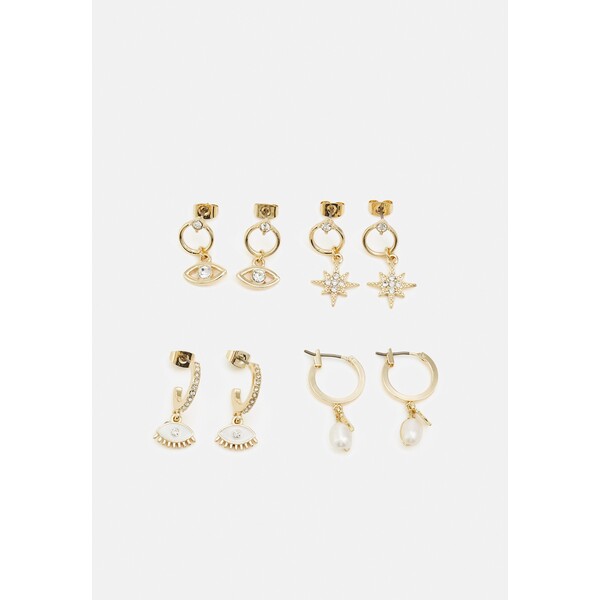 Pieces PCOLII EARRINGS 4 PACK Kolczyki gold-coloured PE351L1PC-F11