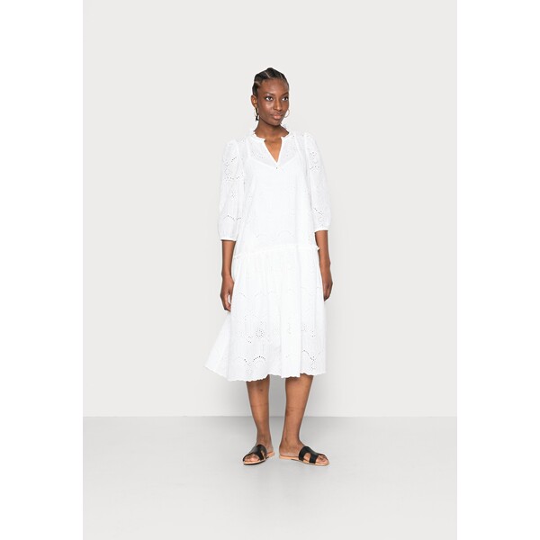 Thought CARMEN BROIDERIE DRESS Sukienka letnia white T0Z21C01J-A11