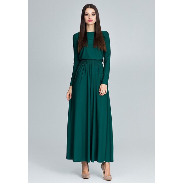 Figl DRESS Długa sukienka green ZZLNW0079-M00