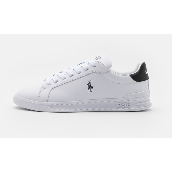 Polo Ralph Lauren HERITAGE COURT II LEATHER SNEAKER Sneakersy niskie white/black PO212O040-A13