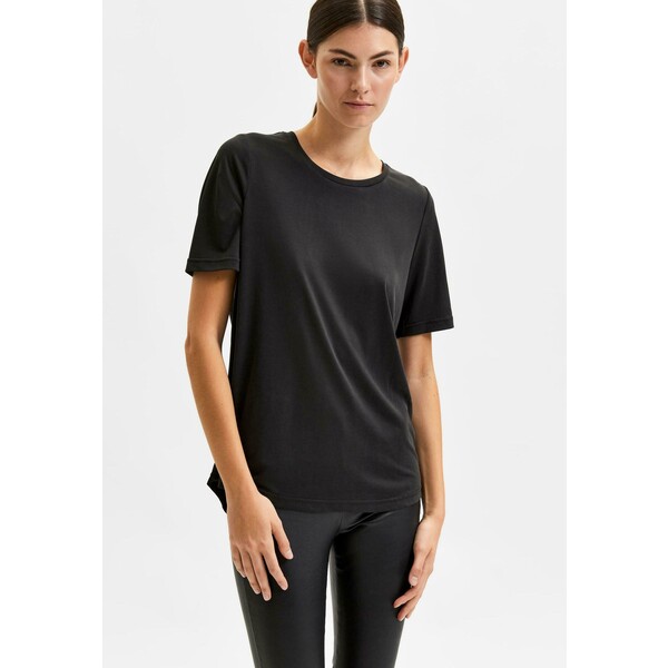 Selected Femme SLFSTELLA TEE B NOOS T-shirt basic black SE521D0IA-Q11