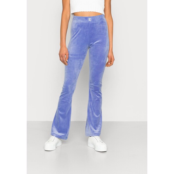 Juicy Couture FREYA TRACK PANTS Spodnie materiałowe baja blue velour JU721A015-K12