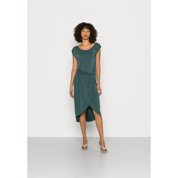 Ragwear ETHANY Sukienka z dżerseju dark green R5921C0CY-M11