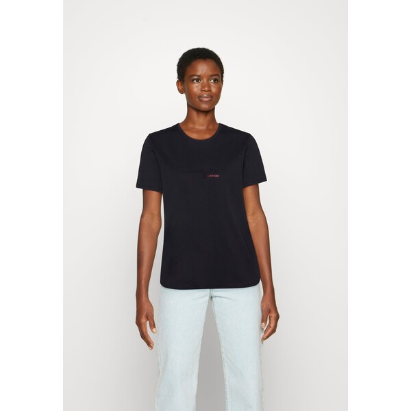Calvin Klein VALENTINES CREW NECK T-shirt basic black 6CA21D05B-Q11