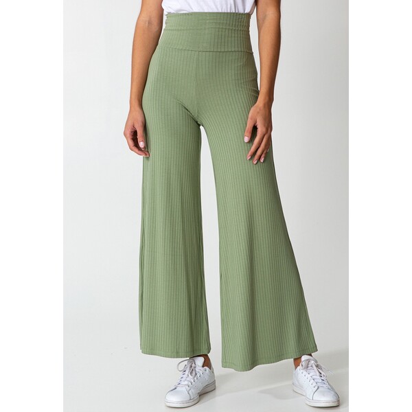Indiska LILLEMOR Spodnie materiałowe green INO21A00W-M11