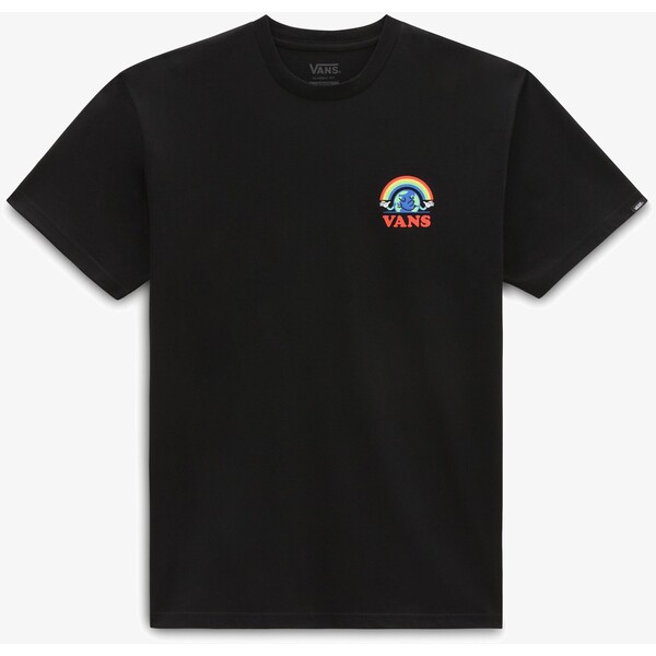 Vans MN GOOD VIBES SS T-shirt z nadrukiem black VA222O0ET-Q11